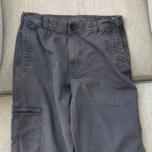 Dockers Men's Dark Gray Cargo Pants